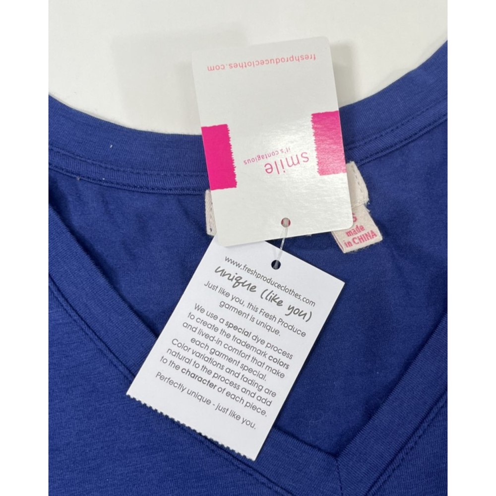 New Fresh Produce Tank‎ Top Womens XS Blue Moonlight Sleeveless Knot Front  Noa - Picture 6 of 13